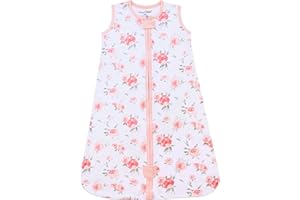 MAMA CHEETAH Gigoteuse Bébé pour l'hiver, Couverture pour Bébé Portable en Coton Biologique, Gigoteuse 2,5 TOG avec Fermeture à Glissière Bidirectionnelle pour Garçon Fille Nourrisson Nouveau-né Enfant