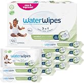 WaterWipes Sensitive+ Baby &amp; Toddler Wipes, 12 Packs | 720 3-in-1 wipes for daily use that cleanse, protect and care for clea