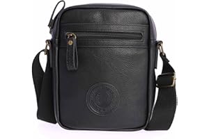 Coronel Tapiocca Bolso de Mano Para Hombre, Sac Bandoulière Noir Homme, Taille Unique