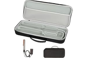 XINGFUDAO Hartschalenkoffer für Dyson Airstrait HT01 Haarglätter - wasserdicht, Kratzfest und organisierte Aufbewahrung für Power-Zubehör