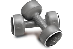 Body Sculpture Unisex's BW108-10 Dumbbells, Grey, 2x5KG