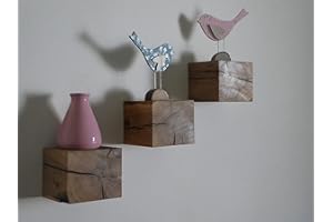 ‎DIE GARTENBEET-KISTE Die Gartenbeet-Kiste 3er Set Eichen Regal Rustikal Massiv Eichenregal Würfelregal