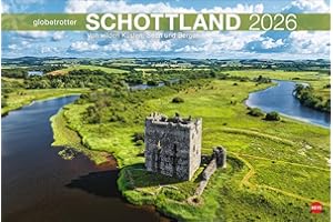 Schottland Globetrotter Kalender 2026 - Von wilden Küsten, Seen und Bergen: Die vielfältige Schönheit Schottlands in einem großformatigen ... XL. (Globetrotter Reisekalender Heye)