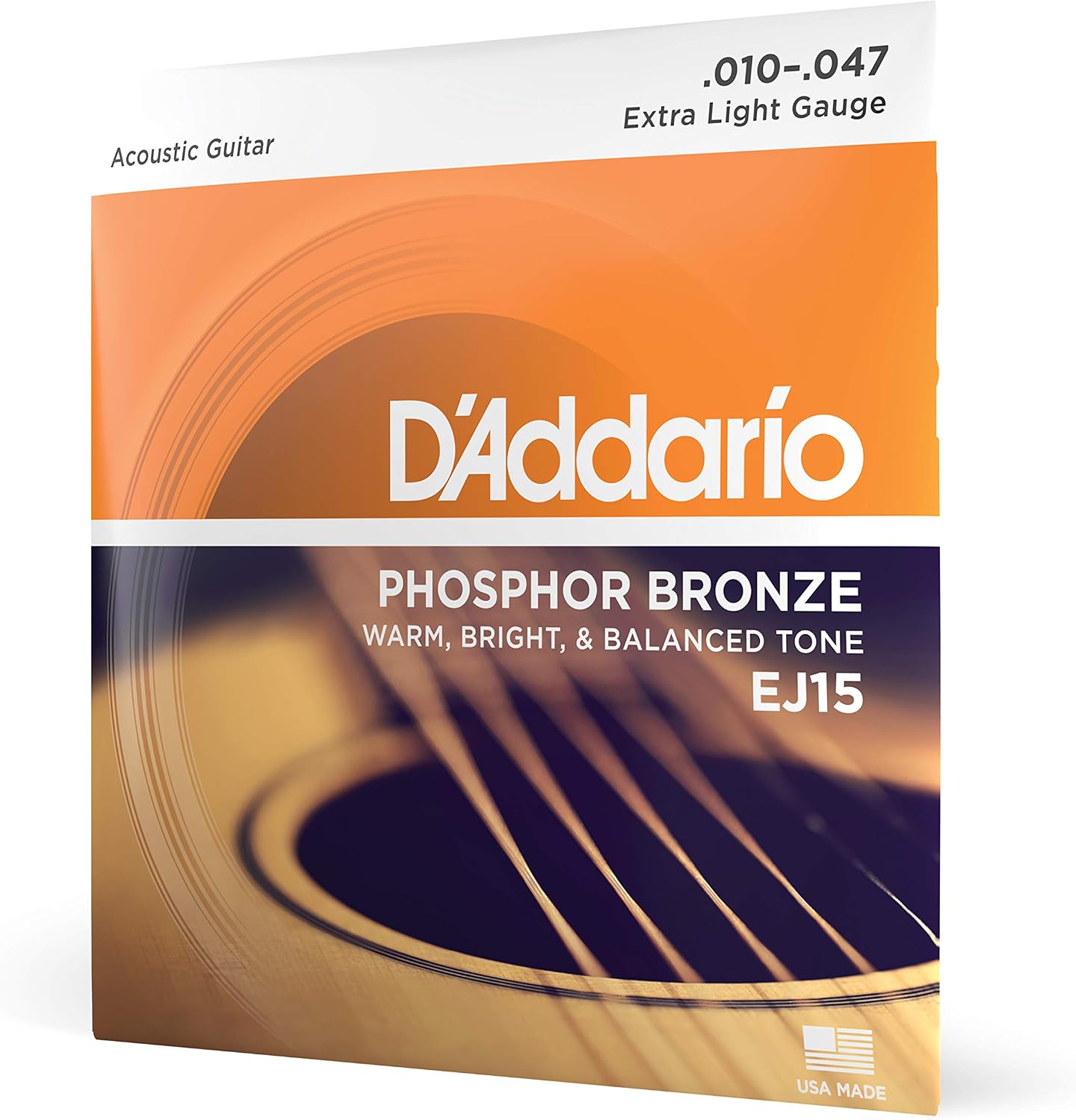 Avis d'Expert & Test Approfondi : D Addario EJ15 Struny do Gitary Akustycznej B (Sélection)