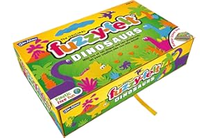 John Adams The Original Fuzzy-Felt: Dinosaur Set - Let your creative side roar into action, Preschool toys for ages 3+
