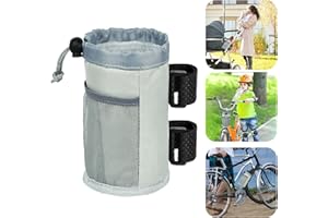 LQTSLFM Borsa per Bottiglie da Bicicletta, Porta Borraccia Bici,Portaoggetti bici,per Mountain Bike, Scooter, Pieghevole, Bici da Strada