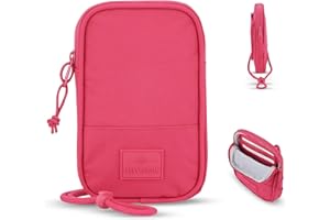 JOHNNY URBAN Bolsa Bandolera Pequeña Hombre y Mujer Pink - Josh - Bolso Porta para Trabajo, Festival y Viaje - Mini Bolso para Movil - Impermeable