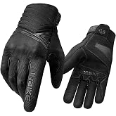 INBIKE Men's Winter Motorcycle Gloves Waterproof Touchscreen Windproof Motorcycle Gloves with Hipora Waterproof Membrane and