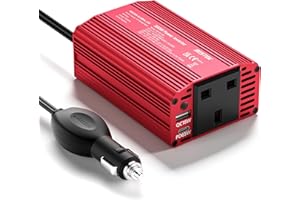 BESTEK 300W Power Inverter 12V to 240V Converter with PD65W USB-C and QC3.0 Ports Car Charger for Vehicles with Multi-Protection