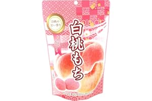 Mochi White Peach Traditional Japanese Rice Cakes 130g Soft Chewy Wagashi Food Sweets Estala