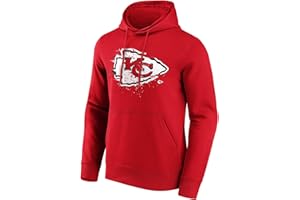 Kansas City Chiefs NFL - Felpa con cappuccio Splatter Crest Graphic **