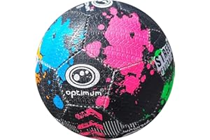 Optimum Unisex Street Football - Top-Grade Durable Korean Rubber, Long-Lasting Tire Grip, Ideal for Concrete & Asphalt, All-Weather, Multi-Colour