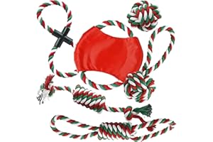 LexyFriend - Corda per Cani Resistente Intrecciata a Mano, Gioco per Cani Addestramento Morso o Passa Tempo, 6 pezzi, Gioco Dentale Cane Gatto
