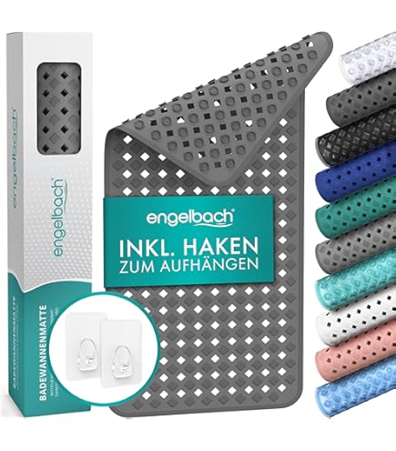 Douchemat, antislip, wasbaar, 60 x 40 cm, anti-schimmel, sneldrogend Douchemat, antislip, wasbaar, 60 x 40 cm, anti-schimmel, sneldrogend