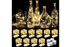 ‎WEARXI WEARXI Lichterkette Batterie, 10 Stück 2M 20 Mini LED Lichterkette mit Batterie, Lichterkette Innen, LED Lichterketten Batteriebetrieben, Lichterketten für Zimmer Deko, Hochzeitsdeko, Weihnachtsdeko