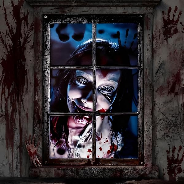 Adhesivos Para Ventanas De Halloween, Decoraciones Para Ventanas De 624727