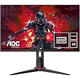 AOC Monitor Italia Q27G2U Monitor Gaming Serie G2 Flat da 27", WQHD 2560 x 1440 a 144 Hz, HDMI, DisplayPort, FreeSync…
