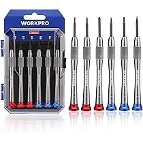 Kit Cacciaviti Di Precisione WORKPRO 26 Pezzi | Per Riparazioni Elettroniche | Magnetico Con Barra Estensibile - Foto 8