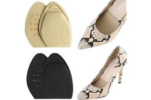 ASTER 2 Pares Plantilla Metatarsalgia Delantera Almohadillas Plantillas Espuma Viscoelástica Tacones Altos Antepié Metatars Mujer Plantilla Antideslizante Zapatos Demasiado Grandes Ajusten Aliviar Dolor
