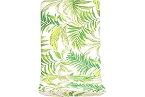 TIENDA EURASIA® Cojín para Tumbona de Jardín - Estampados Tropicales - Cojín Acolchado Relleno de Fibra - Medidas 120-180 x 50 x 10 cm - Ideal para tumbonas, sillas y hamacas. (Tropical 8, 120 cm)
