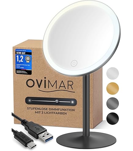 Mirlux Make Up Spiegel Met Led Verlichting - 5x Vergroting