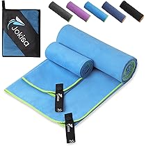 Jokisa XXL Strandtuch Mikrofaser 90x180cm - Sandfest, Schnell Trocknend & Super Saugstark