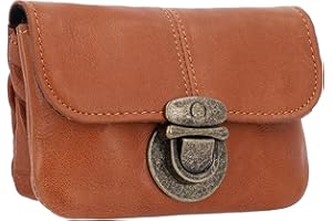 Gusti Gürteltasche Leder - Eskil Bauchtasche Hüfttasche Schultertasche Portemonnaie Geldbeutel Herren Damen Braun Leder