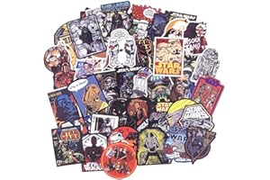 BARISC Star Wars Laptop Stickers, Vinyl Waterproof Sticker Pack for Car Luggage Case Water Bottle Hydro Flask Skateboard Motorcycle Bicycle Decal Graffiti Patches, Ideal Choice for Kids Teens Boys (100pcs)