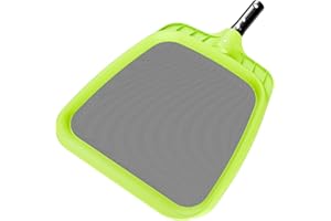 Sepetrel Pool Skimmer Net - Professional Heavy Duty Reinforced Frame Nylon Flat Leaf Rake Net,for Spa Pond Swimming Pool, Cleaning Supplies and Accessories, (Pole Not Included)