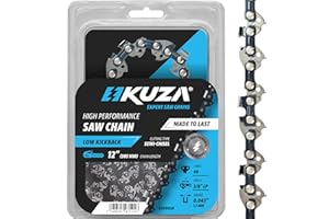 KUZA Catena per motosega, 30 cm, 12", 3/8", LP .043", 46 TG per Milwaukee, UC 3020A, Husq varna T540, Dolmar ES2A e più