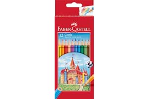 FABER-CASTELL 120112 Färgpennor, Flerfärgad, 12 stycken