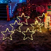 ACXIN LED Weihnachtsbaumzaun Beleuchteter Zaun Wellenform