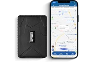 TKMARS Localizzatore GPS Spia Auto GPS 10000mah, Tracker per Auto con Microfono Smart Alarm Impermeabile con Forte Magnete con L'app Senza Abbonamento Puoi Gestire Più Contemporaneamente