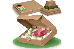 SMILEY PACK 25 cartons Maxibrief, marron, taille et quantité au choix, carton d'expédition, marchandises, envoi de livres, carton postal, Poste DHL Hermes DPD GLS UPS (240 x 160 x 50 mm, marron)