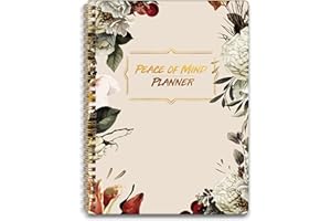 RUKAR End of Life Planner UK - Final Arrangements When I Die Book Planner Organizer Notebook for Beneficiary Info, Last Wishes,Death Planner Organizer