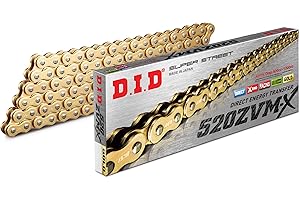 D.I.D RACING CHAIN DID X-ring Gold Chain 520 ZVMX, 112 Glieder, offen with Rivet Link