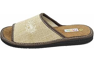 PULIDINES - Zapatilla de Caballero de Toalla para Verano con Suela de Piso eva Hombre