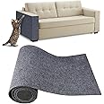 Cat Scratching Mat, Cat Scratch Mat, Anti Scratch Furniture Protector, Cat Scratch Sofa, Self-Adhesive DIY Climbing Cat Scratcher Pad Carpet Rug For Sofas Walls (Grey, 30x100cm)