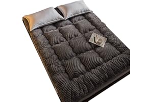 WWJJHH Futon Matratze Doppel Einzel Japanische, Japanische Bodenmatratze Schlafen Tatami Matte Roll Up Camping Matratze Bodenliege Bettsofas Und Sofas, Grau, 180*200cm