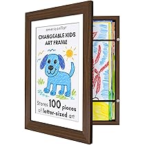 Americanflat Fotolijst voor tekeningen voor kinderen (zwart) - A4-lijst met passe-partout en 25 x 32 cm zonder passe-partout - opklapbare lijst voor kindertekeningen met onbreekbaar glas, 4 stuks Americanflat Fotolijst voor tekeningen voor kinderen (zwart) - A4-lijst met passe-partout en 25 x 32 cm zonder passe-partout - opklapbare lijst voor kindertekeningen met onbreekbaar glas, 4 stuks