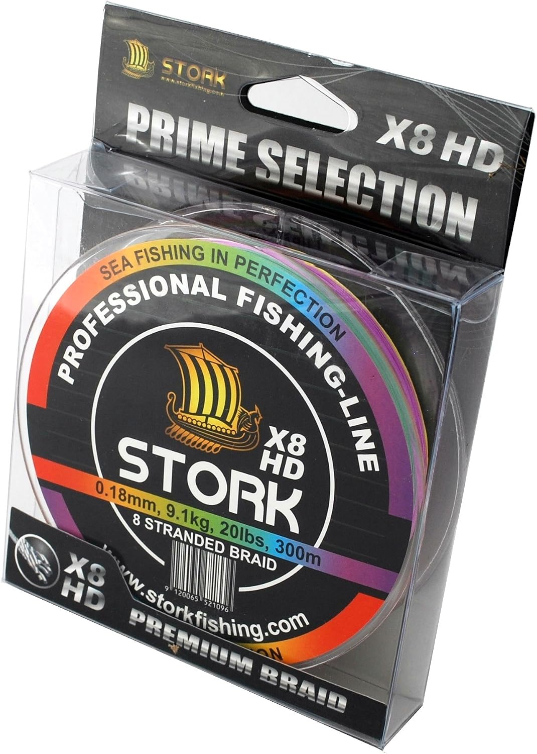 Stork HDx8, 8-Hilo Trenzado Pesca Premium 300m