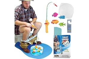 FAIRLY ODD NOVELTIES Potty Fisher Toilet Fishing Game