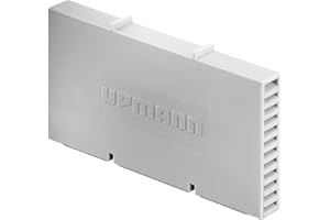 UPMANN STOßFUGENLÜFTER KUNSTSTOFF Stoßfugenlüfter dunkelgrau RAL 7021 10 Stück