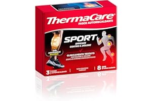 Thermacare Sport Cerotti Autoriscaldanti per Dolori Muscolari 3 Pezzi