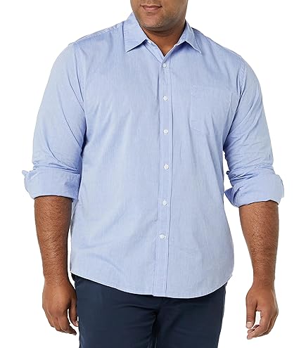 Geruit, flanellen overhemd - BLAUW - 17.00