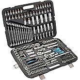 Cecotec Socket Wrench Set - 216 Piece ToolBox KRK 6200 | Tool Holder, 3 x 72 Teeth Ratchets, CR-V Sockets, S2 Tips, 12 Fixed