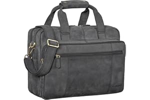 STILORD 'Experience' Vintage Teacher's Bag Skóra du¿a dla mê¿czyzn Kobiety XL Teczka na ramiê lub torba na ramiê do wózka na laptopa z mo¿liwo¶ci± do³±czenia