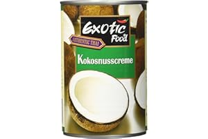 Exotic Food Kokosnusscreme, Fettgehalt: ca. 22%, 400ml (1 x 400 ml Packung)