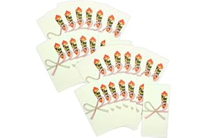 ZEN GIFT ENTERPRISE Japanese Traditional Gift Money Envelope 30 Pack, Paper, Pochi Bukuro, Mizubiki Design, Made in Japan