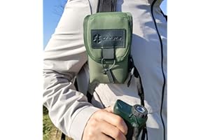 GAIARENA G GAIARENA Tactical Molle Pouch for Rangefinder Monocular Cellphone, Backpack Shoulder Strap & Belt Attached Accessories for Hunting Range Finder, Outdoor Gear for Hiking Fishing Trekking